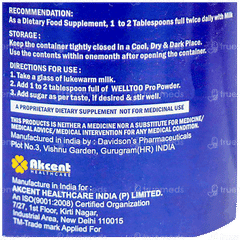 Welltoo Pro Protein Vanilla Flavour Powder 500 GM